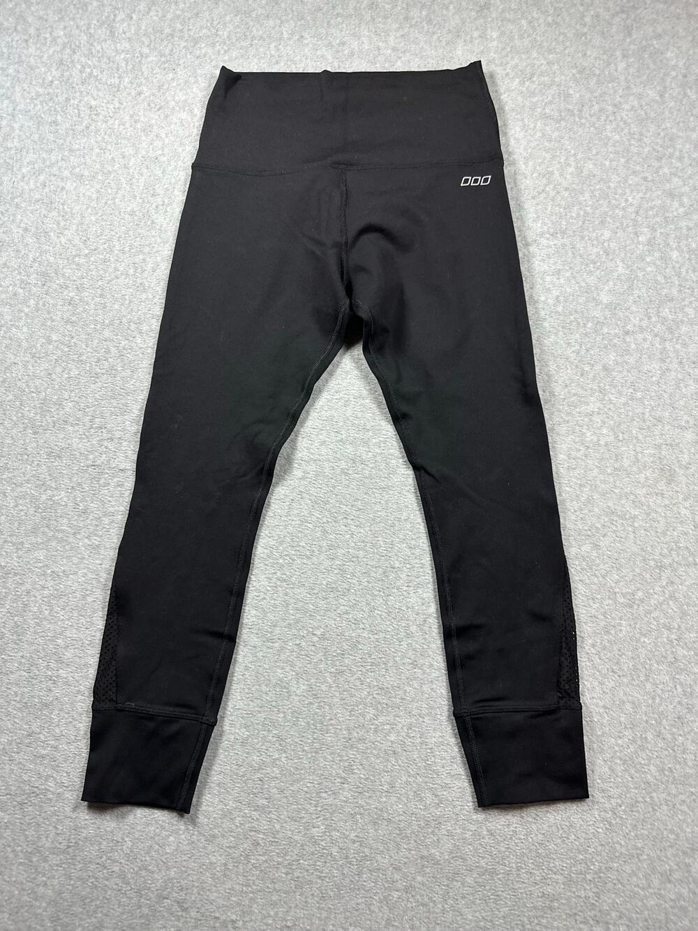 Lorna Jane Athletic Leggings Women's XS Black High Waisted Yoga Activewear
